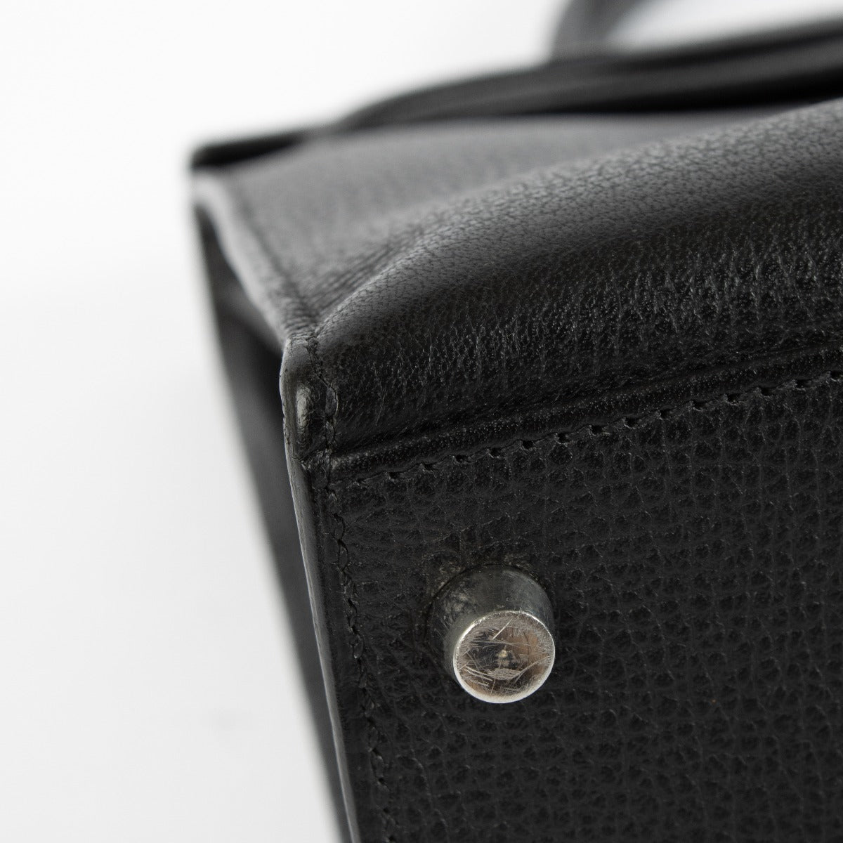 Hermès Kelly 35 Black Ardennes PHW