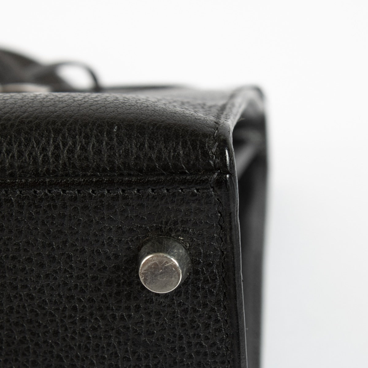 Hermès Kelly 35 Black Ardennes PHW