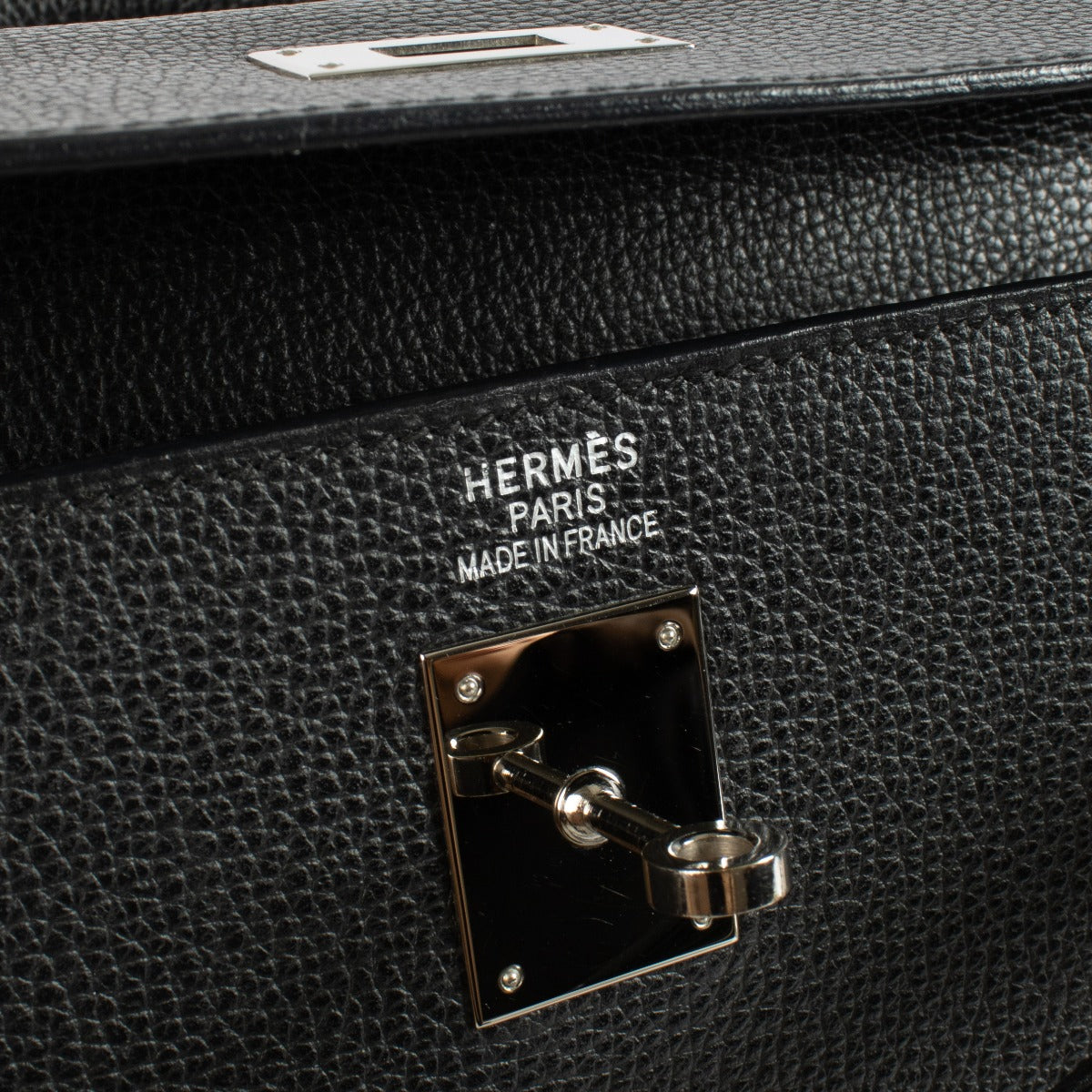 Hermès Kelly 35 Black Ardennes PHW