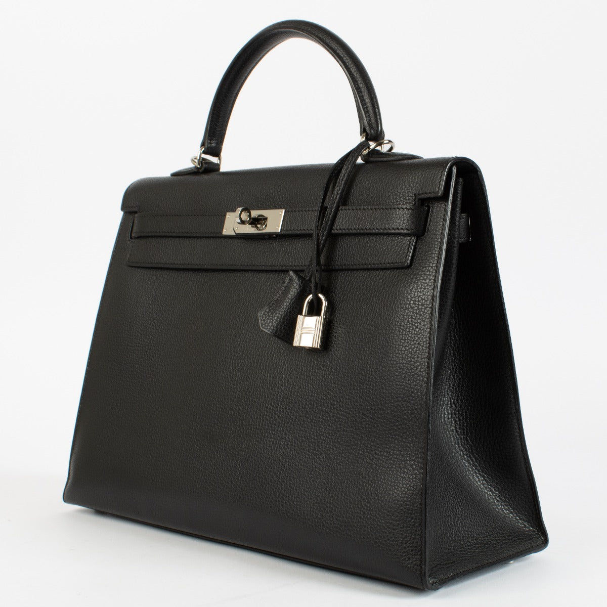 Hermès Kelly 35 Black Ardennes PHW