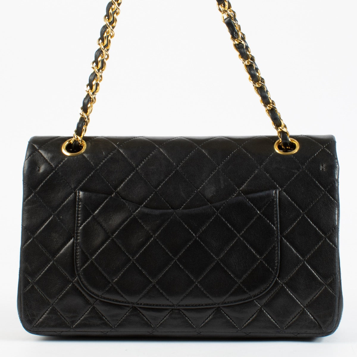 Chanel Black Lambskin Medium Classic Flap Bag