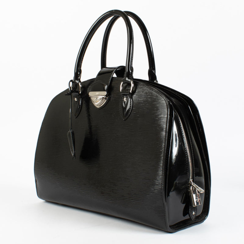 Authentic pre-loved Louis Vuitton Black Electric Epi Leather Pont Neuf GM Bag on Labellov.com