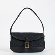 Authentic pre-loved Louis Vuitton Blue Monogram Mini Lin Marjorie Bag on Labellov.com