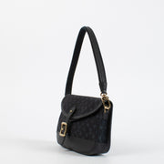 Authentic pre-loved Louis Vuitton Blue Monogram Mini Lin Marjorie Bag on Labellov.com