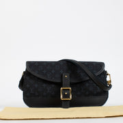 Authentic pre-loved Louis Vuitton Blue Monogram Mini Lin Marjorie Bag on Labellov.com