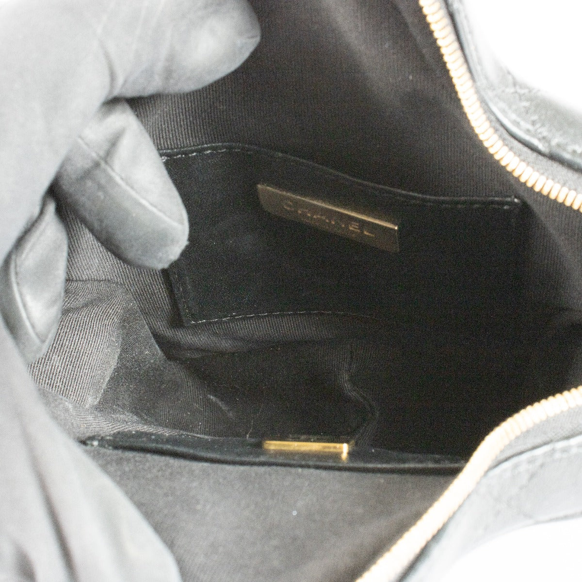 Authentic pre-loved Chanel Black Leather Star Bag on Labellov.com
