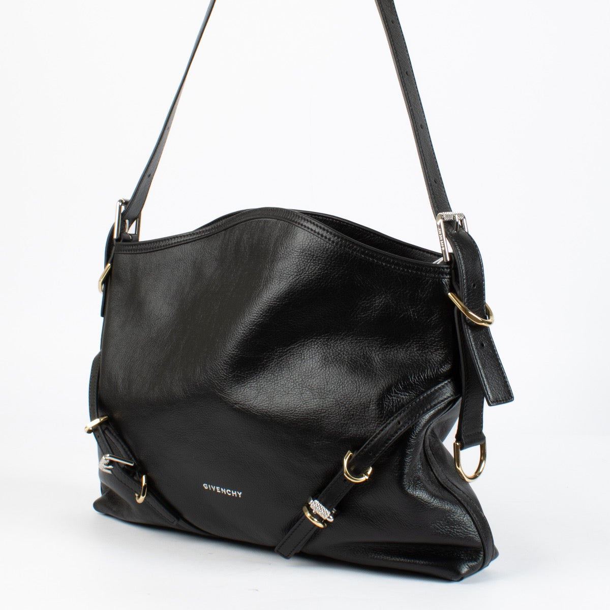 shop 100% authentic second hand Givenchy Black Medium Voyou Bag on Labellov.com