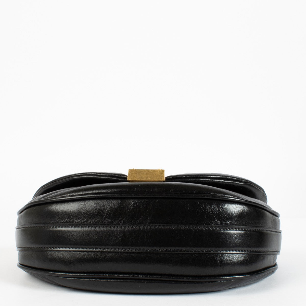 shop 100% authentic second hand Balmain Black Crinkled Lambskin 1945 Soft Hobo Bag on Labellov.com