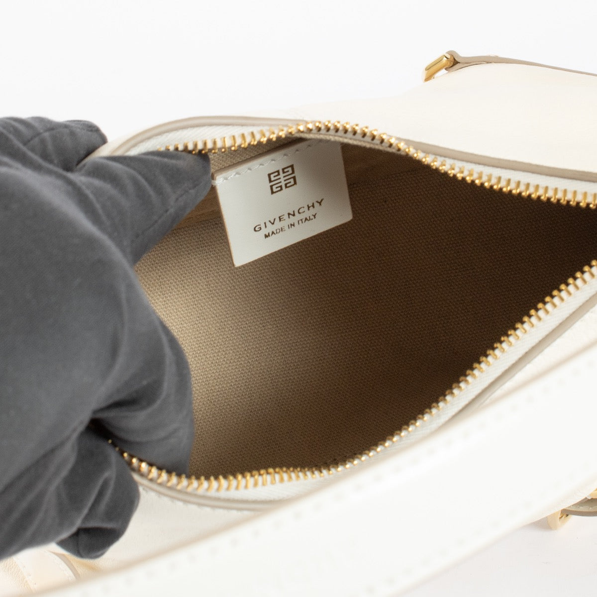 shop 100% authentic second hand Givenchy Ivory Voyou Harness Small Bag on Labellov.com