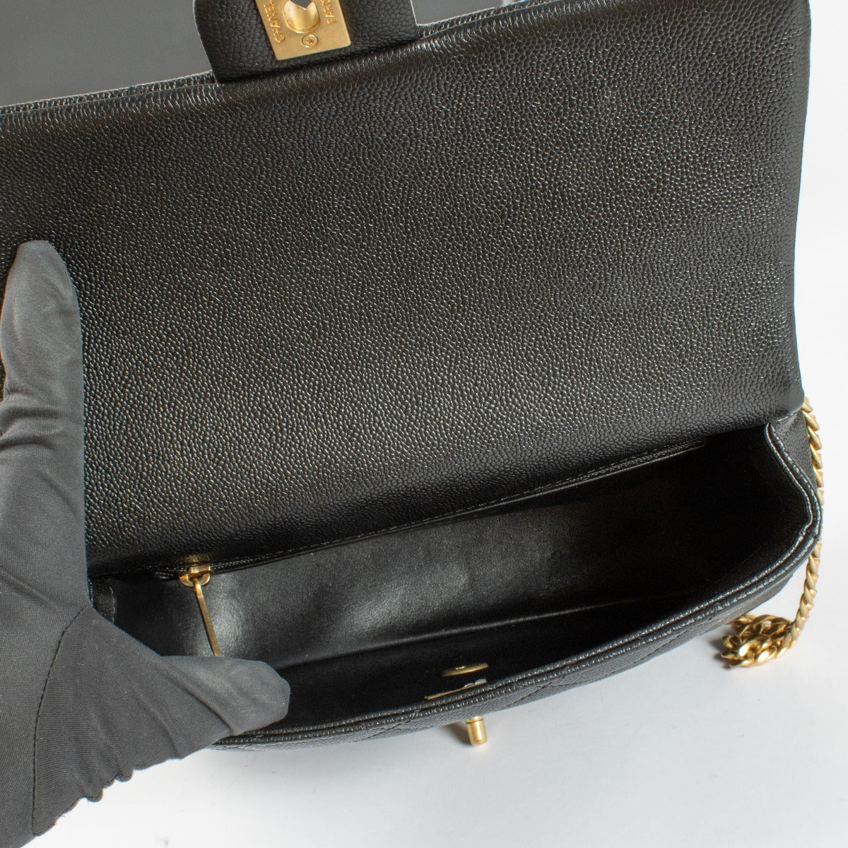 Chanel 23P Black Caviar Sweetheart Crush Medium Flap Bag