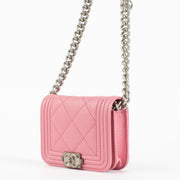Authentic pre-loved Chanel Boy Pink Belt Bag on Labellov.com