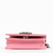 Authentic pre-loved Chanel Boy Pink Belt Bag on Labellov.com