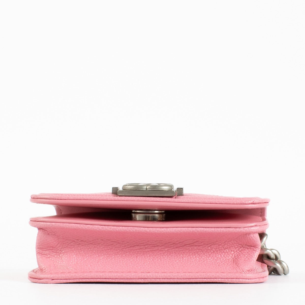 Authentic pre-loved Chanel Boy Pink Belt Bag on Labellov.com