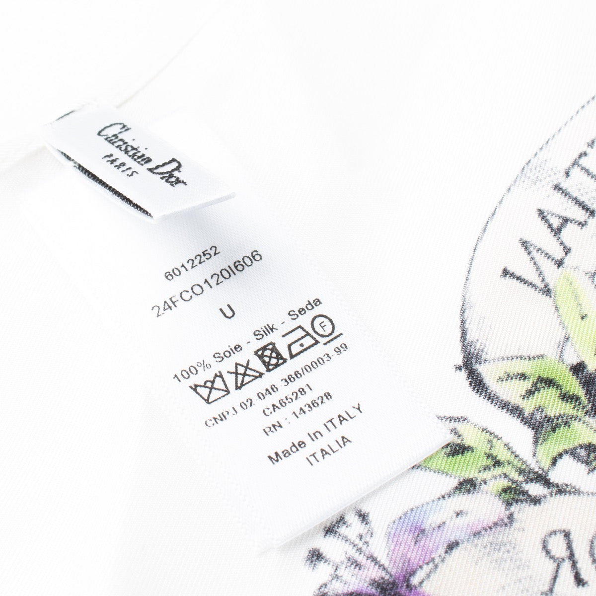 Authentic Second Hand Silky Christian Dior Flower Top – One Size Fits All on Labellov.com
