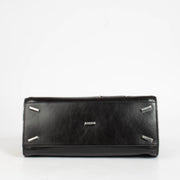 Shop the authentic Ferragamo Black Multi Zip Medium Hug Soft Bag on Labellov.com