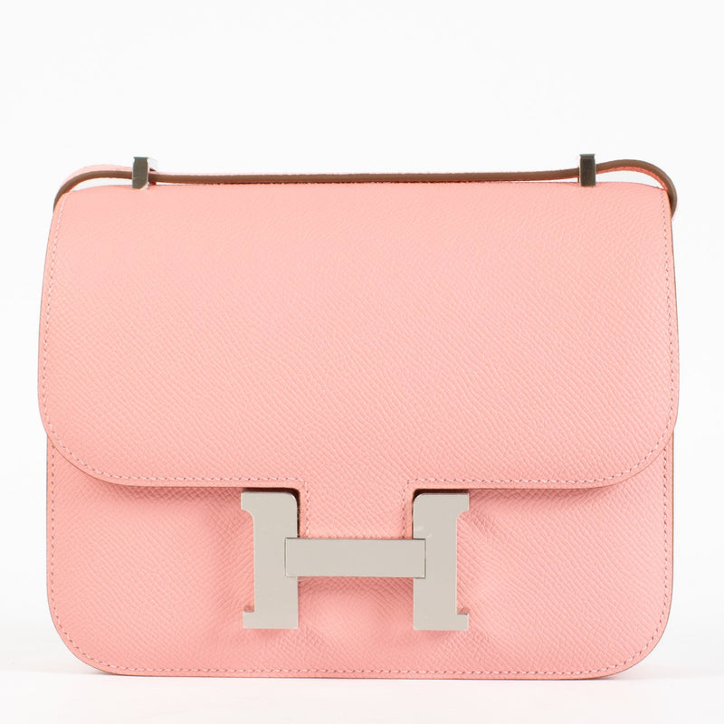 Hermès Constance Mini Rose Confettie Epsom PHW