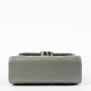 Chanel Leather Matelassé Bag in quilted lambskin with silver hardware at Labellov.com