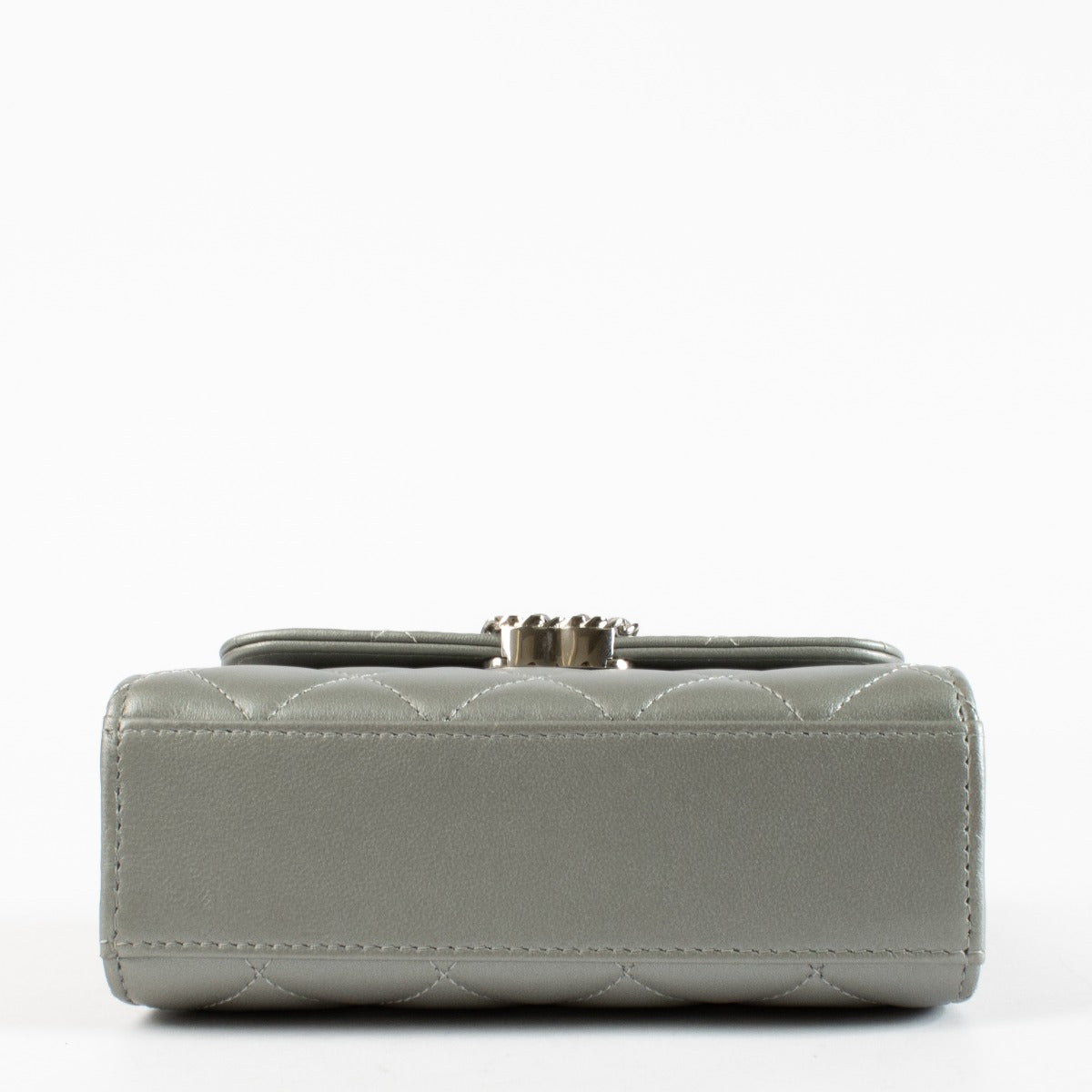 Chanel Leather Matelassé Bag in quilted lambskin with silver hardware at Labellov.com