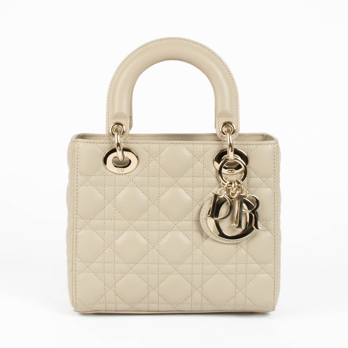 Dior Lady Dior Small My ABCDior sand Cannage leather handbag