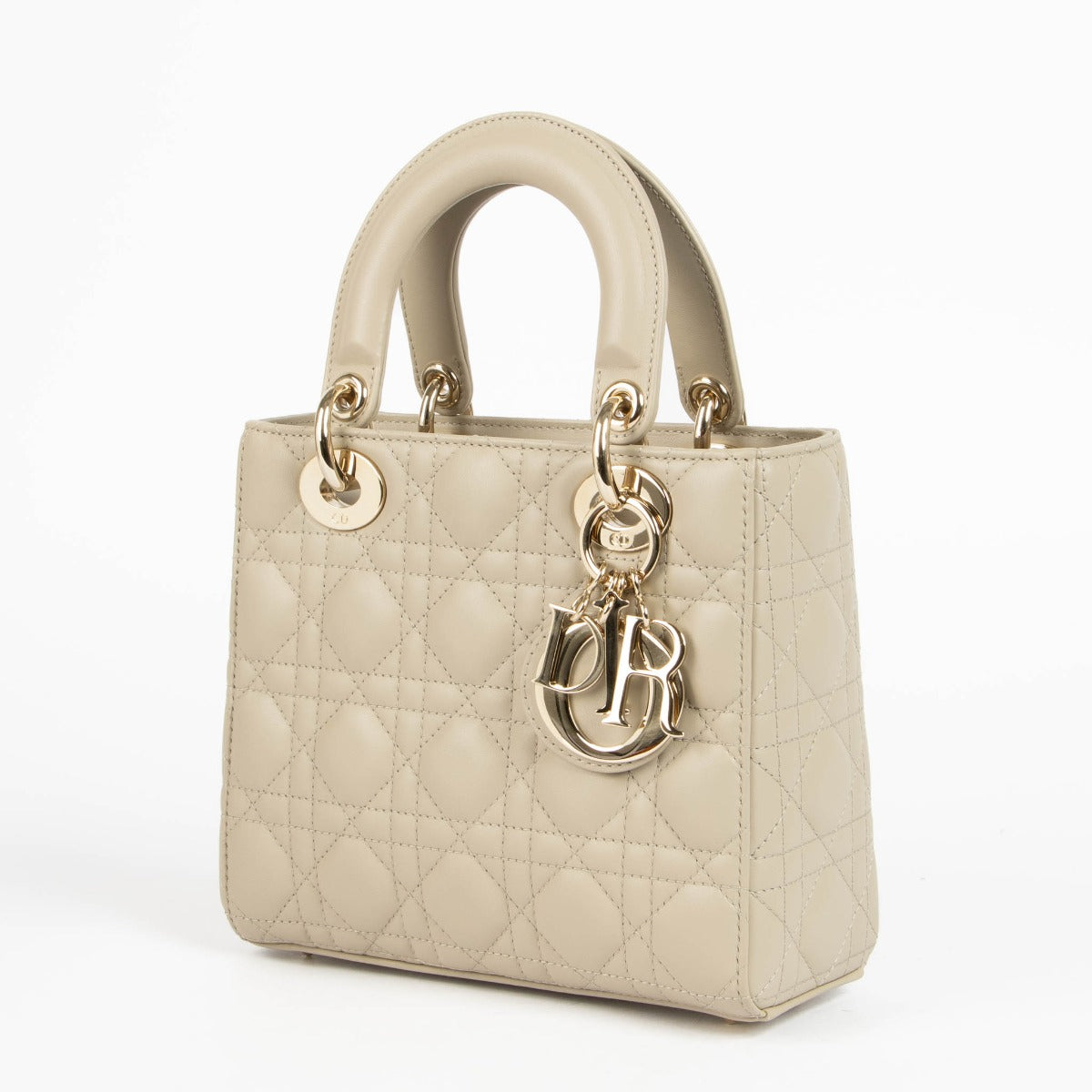Dior Lady Dior Small My ABCDior sand Cannage leather handbag