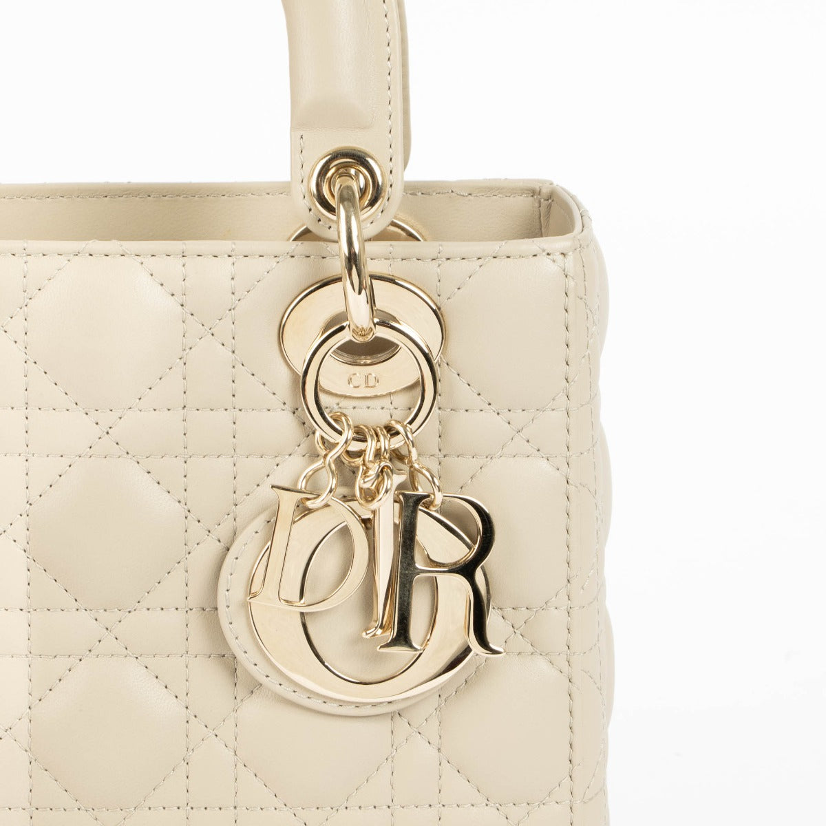 Dior Lady Dior Small My ABCDior sand Cannage leather handbag