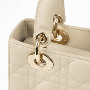 Dior Lady Dior Small My ABCDior sand Cannage leather handbag