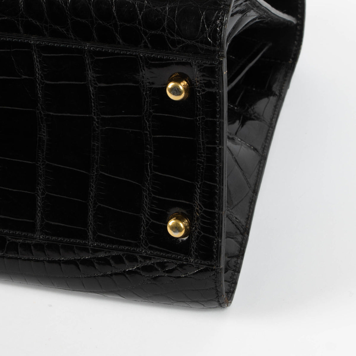 Delvaux Brillant PM Crocodile Leather Bag