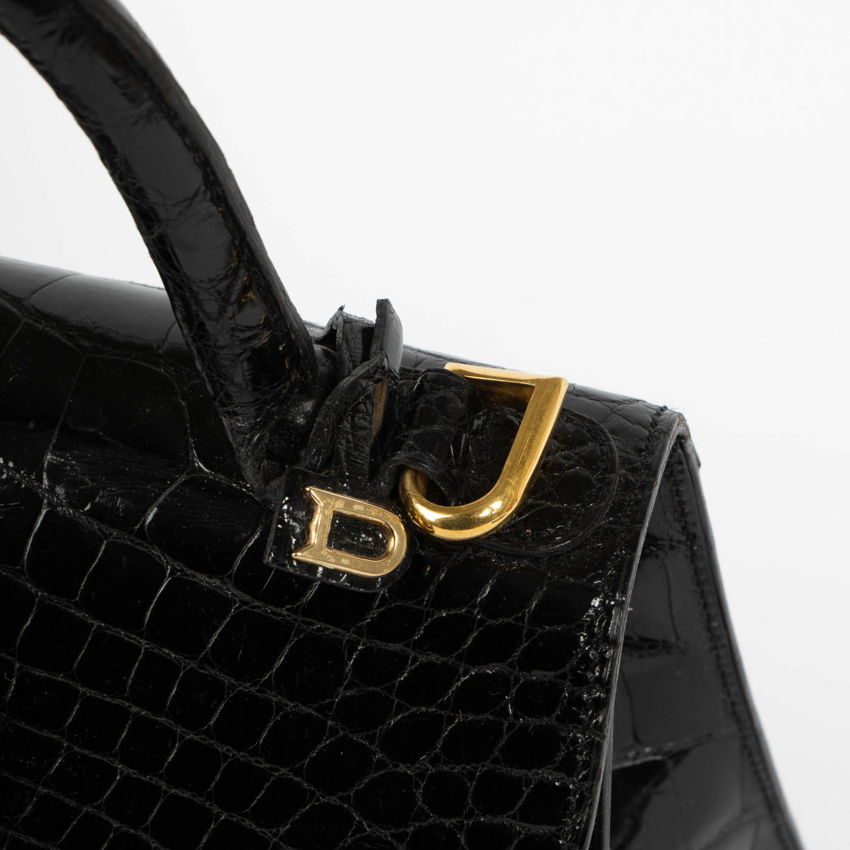 Delvaux Brillant PM Crocodile Leather Bag