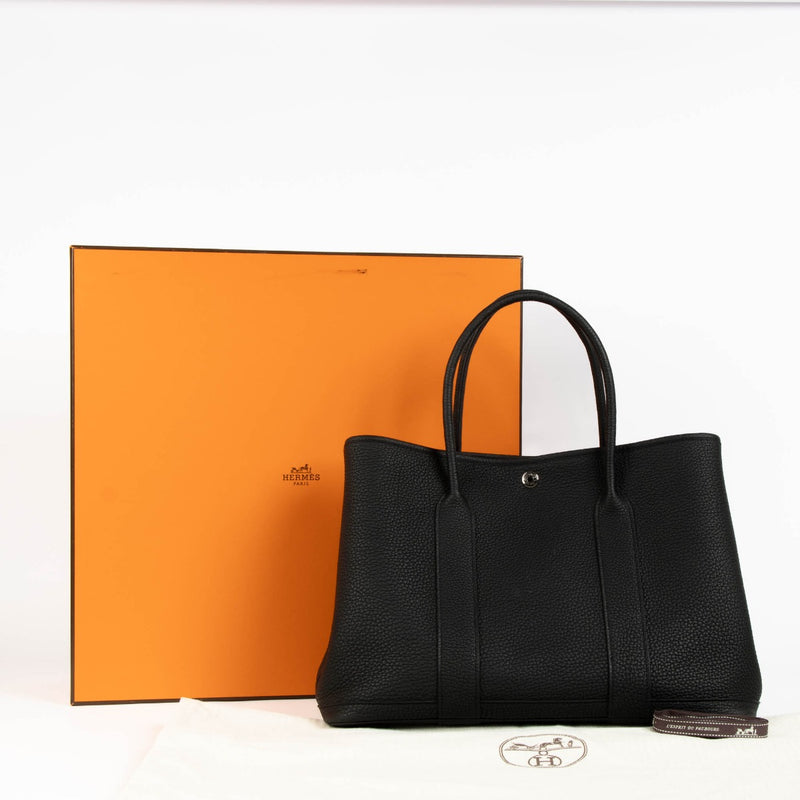 Hermès Garden Party 36 Black Negonda PHW
