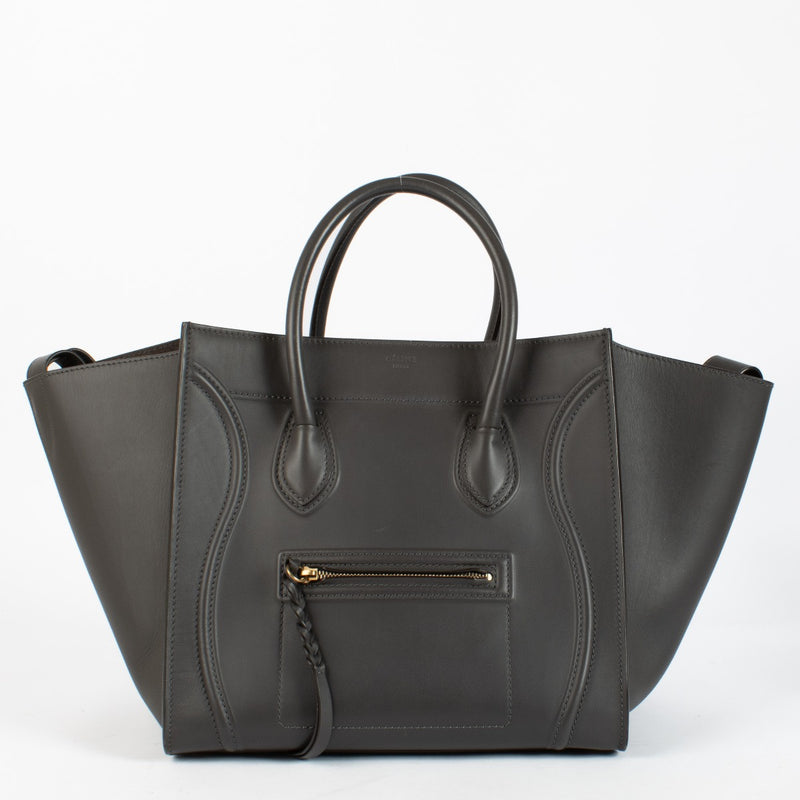 Authentic pre-loved Celine Grey Medium Luggage Phantom Bag on Labellov.com