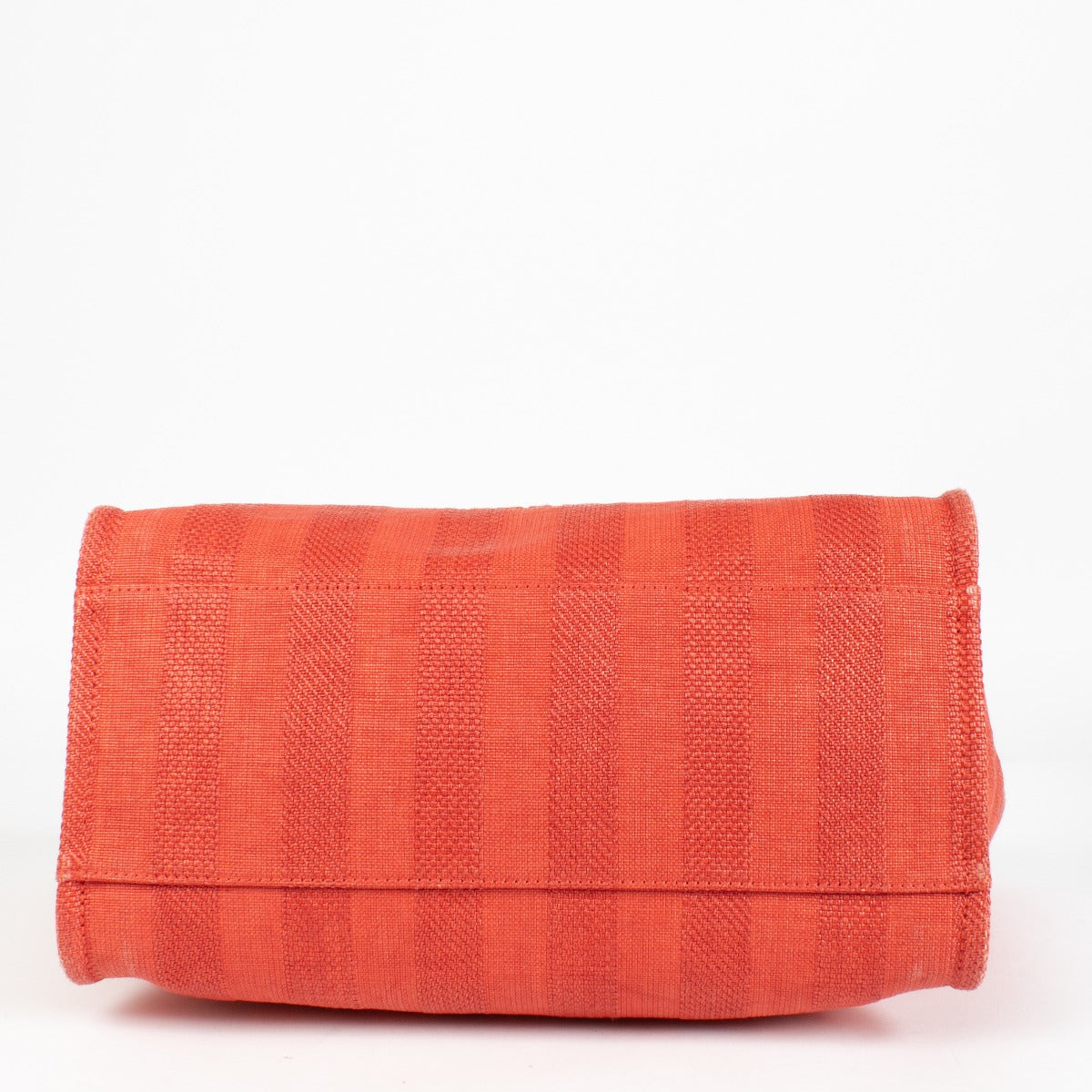 Sac shopping Chanel Deauville grand modèle en fibres mélangées rouges