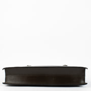 Authentic pre-loved Delvaux Dark Brown Leather Briefcase on Labellov.com