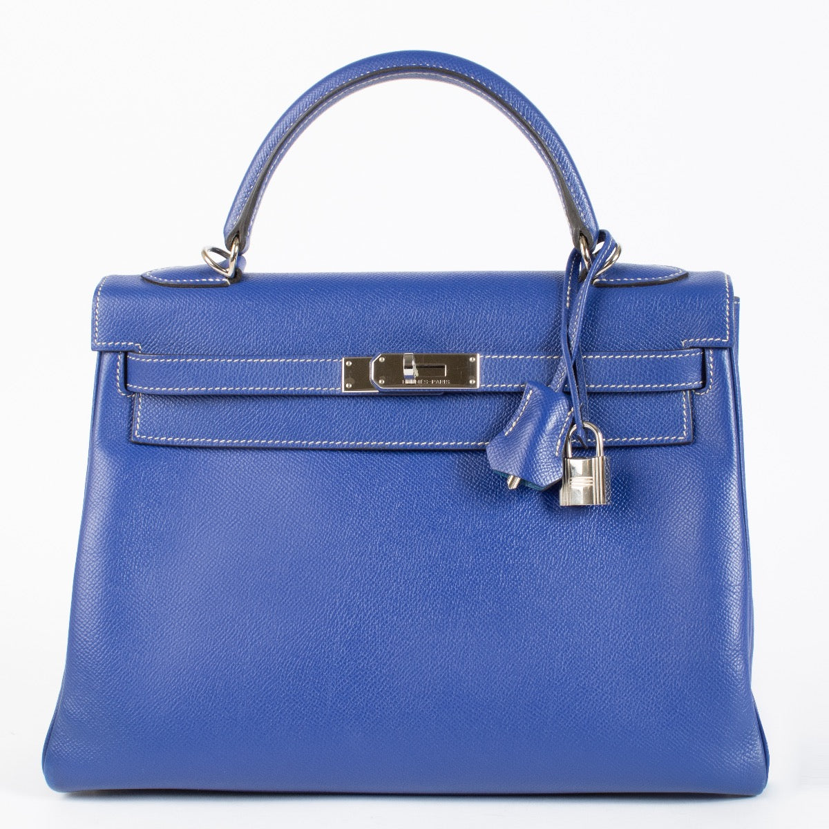 Hermès Kelly 32 Collection Candy Bleu Électrique/Mykonos Epsom PHW