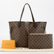 Authentic pre-loved Louis Vuitton Damier Ebene Neverfull MM on Labellov.com