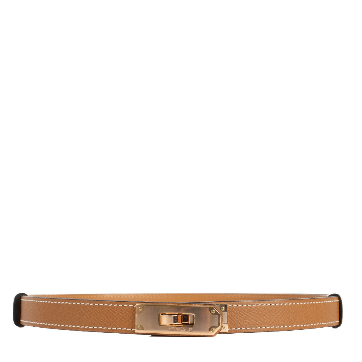 Ceinture Hermès Kelly 18 Epsom or RGHW