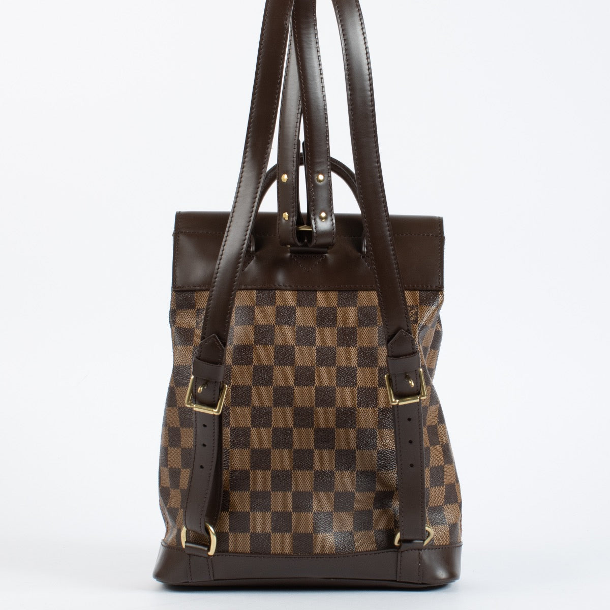 Louis Vuitton Brown Damier Ebene Soho Backpack