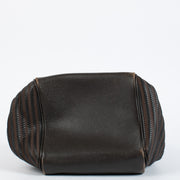 Authentic pre-loved Delvaux Dark Brown Belon Toile de Cuir Bag on Labellov.com