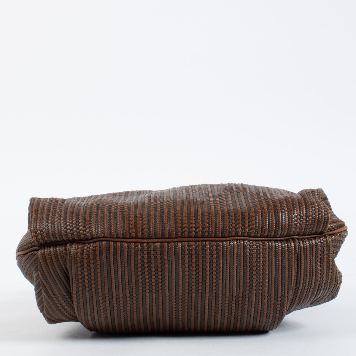Authentic pre-loved Delvaux Brown Toile De Cuir Faust Bag on Labellov.com