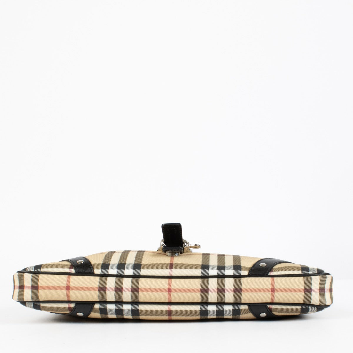 Authentic second-hand Burberry 90s Nova Check Buckle Shoulder Bag on labellov.com