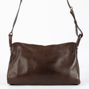 Authentic preloved Delvaux Brown Bridon Brillant Besace Bag on Labellov.com