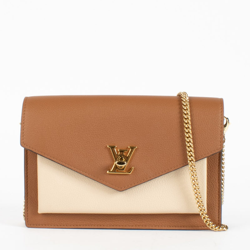 Authentic pre-loved Louis Vuitton Chataigne MyLockMe Chain Pochette on Labellov.com