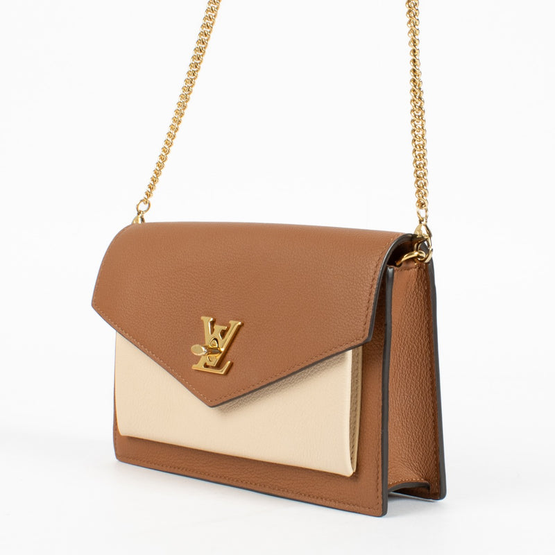 Authentic pre-loved Louis Vuitton Chataigne MyLockMe Chain Pochette on Labellov.com