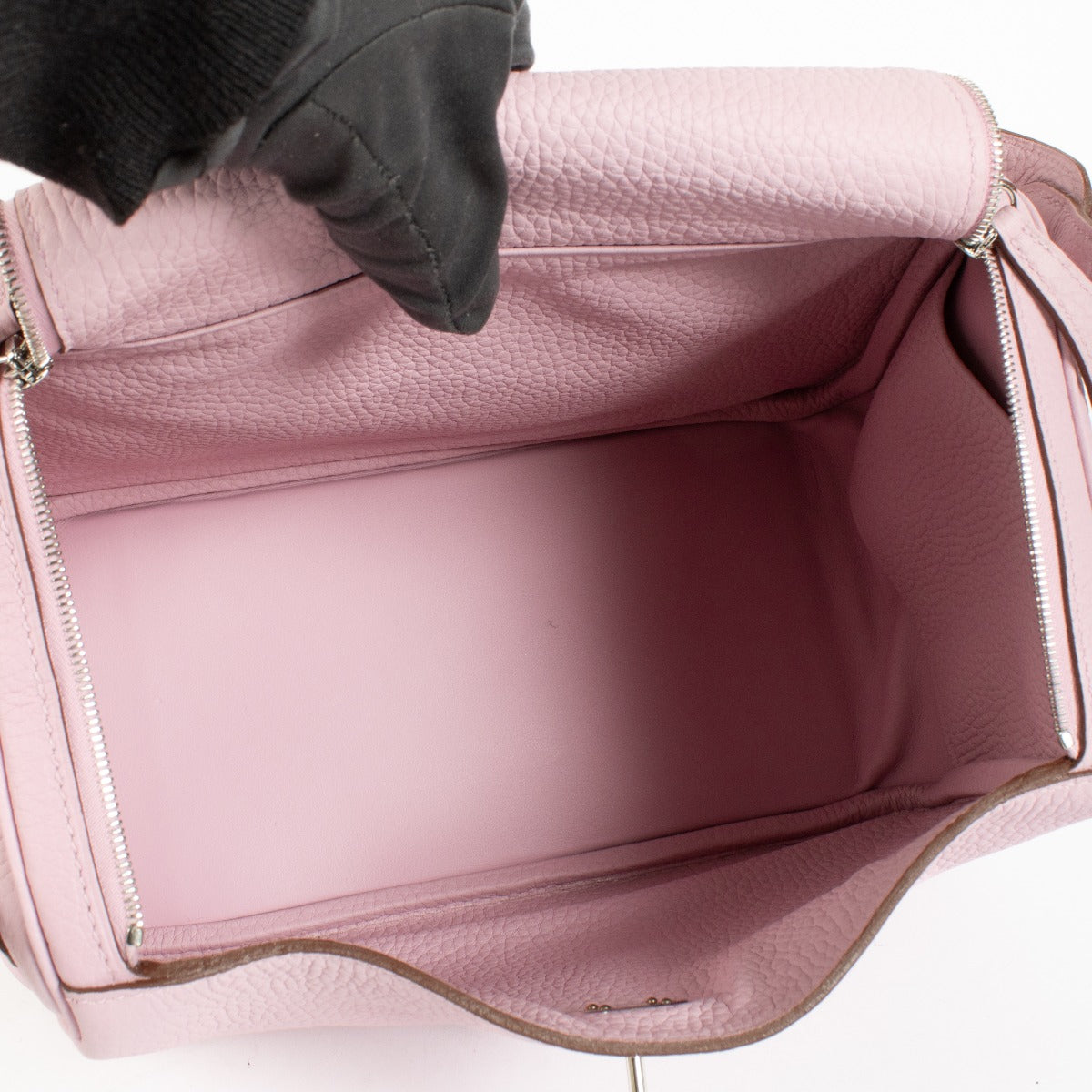 Hermès Lindy 26 Mauve Sylvestre Clemence PHW