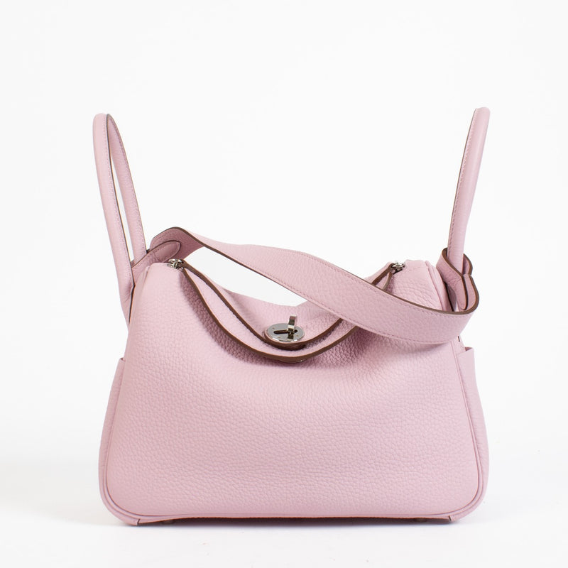 Hermès Lindy 26 Mauve Sylvestre Clemence PHW