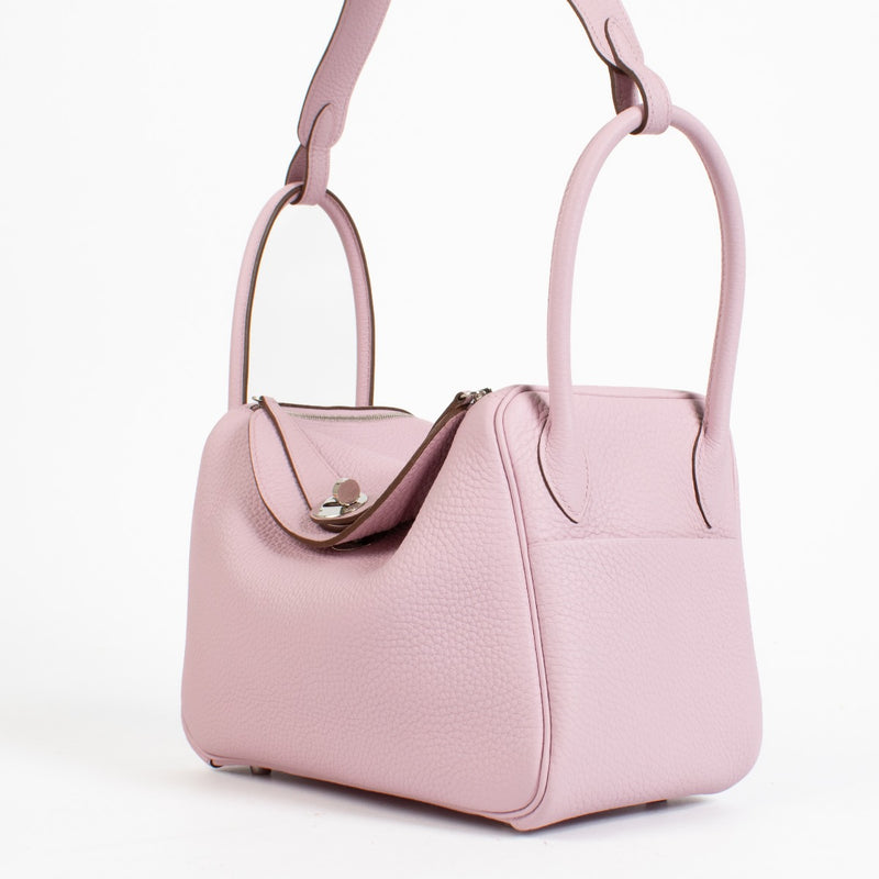 Hermès Lindy 26 Mauve Sylvestre Clemence PHW