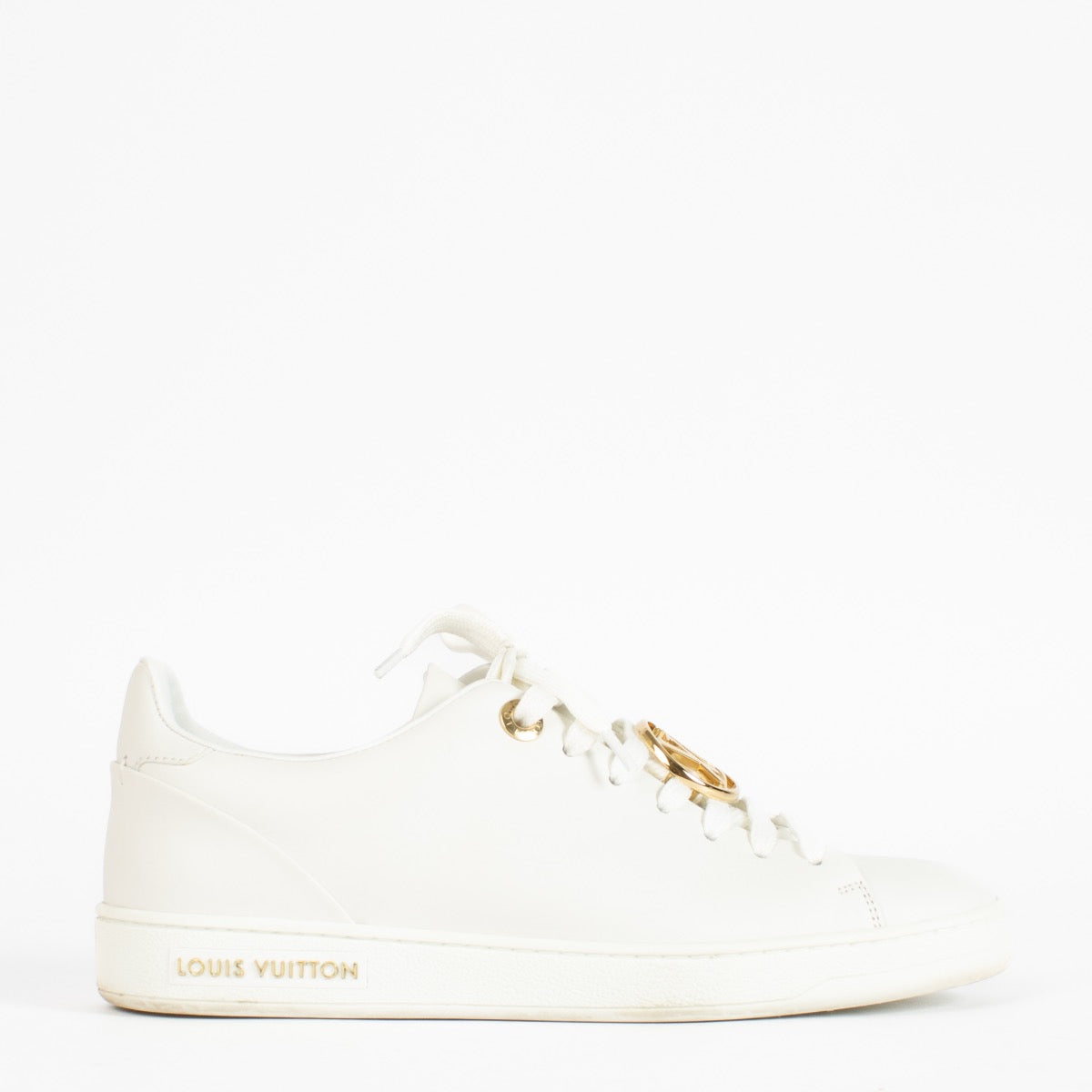Authentic second-hand Louis Vuitton White Frontrow Sneakers-Size 36 on labellov.com