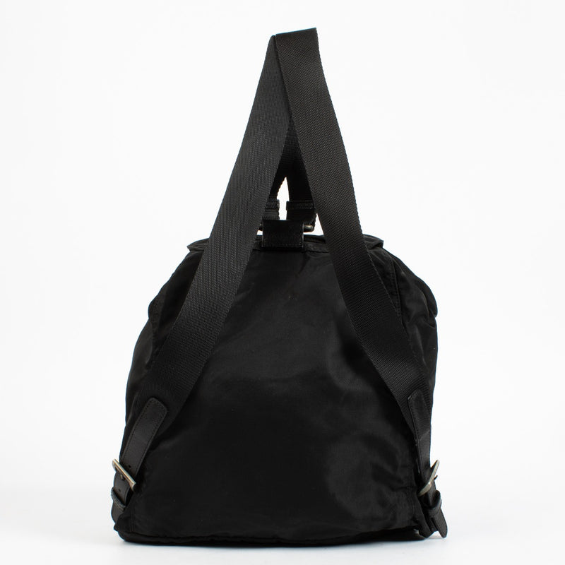 Authentic preloved Prada Black Nylon Backpack on Labellov.com