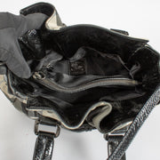 Authentic second-hand Burberry Black Nylon Patent Leather Handbag on labellov.com