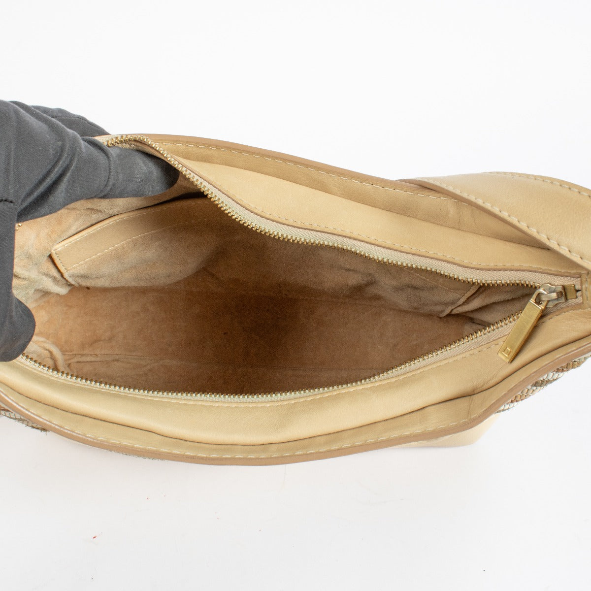 Authentic second-hand Delvaux Beige Grand Place Hobo Bag on labellov.com