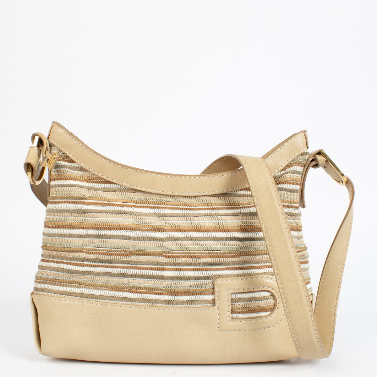 Authentic second-hand Delvaux Beige Grand Place Hobo Bag on labellov.com